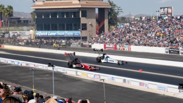 The final edition of the NHRA Arizona Nationals will come to an end after the 2023 event there. The track is being torn down to expand a freeway overpass. Photo courtesy Wild Horse Pass Motorsports Park